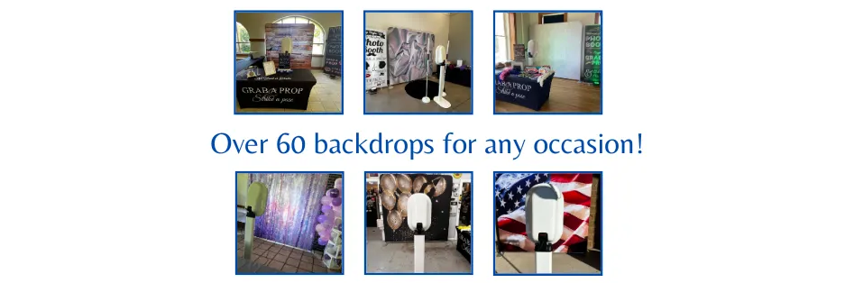 photo booth rental backdrops